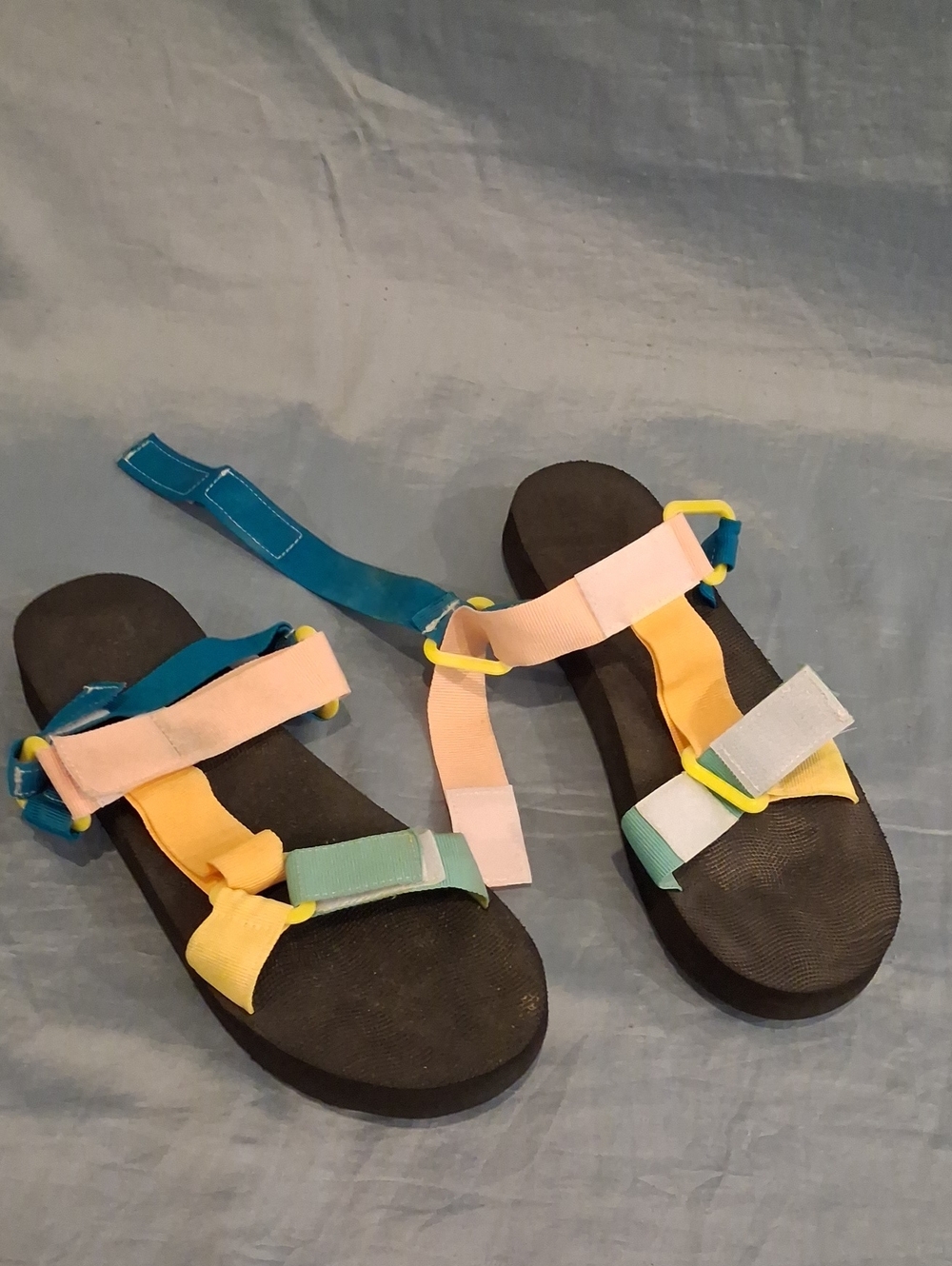 Multi-Color Strap Women's Sandals